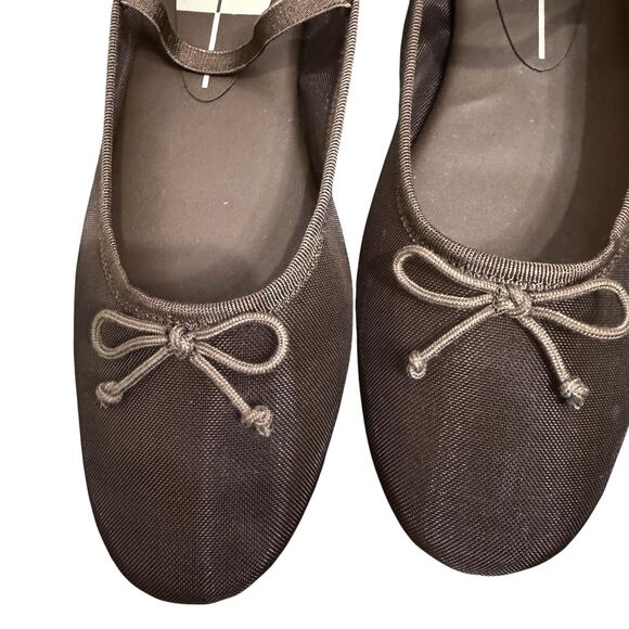 Dolce Vita Ballet Flats Shoes 8.5 Brown Mary Jane Bow Round Toe Leather Sole - Picture 3 of 5